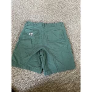 Lee vintage green button fly high rise shorts 14 c